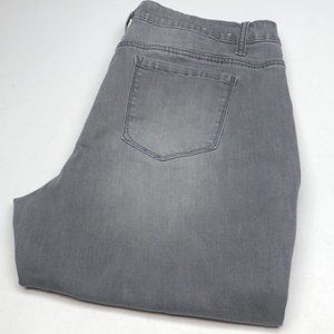 LIKE NEW SANTANA GRAY  CURVY STRAIGHT JEANS 16/33x30 🇨🇦